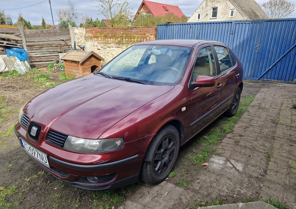 Seat Leon cena 7500 przebieg: 253500, rok produkcji 2002 z Goniądz małe 137